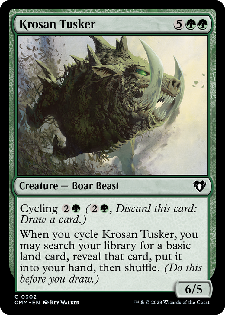 Krosan Tusker (CMM-302) - Commander Masters Foil - Game Nerdz Krosan Tusker (CMM-302) - Commander Masters Foil - Game Nerdz