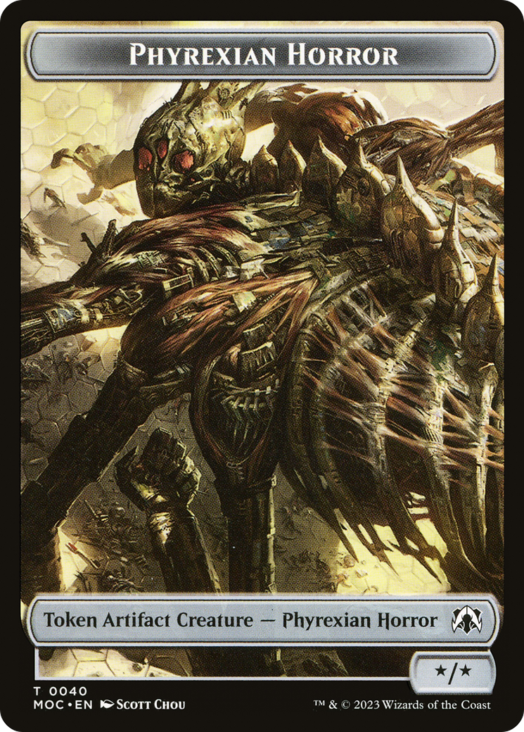 Phyrexian Horror (TMOC-040) - March of the Machine Commander