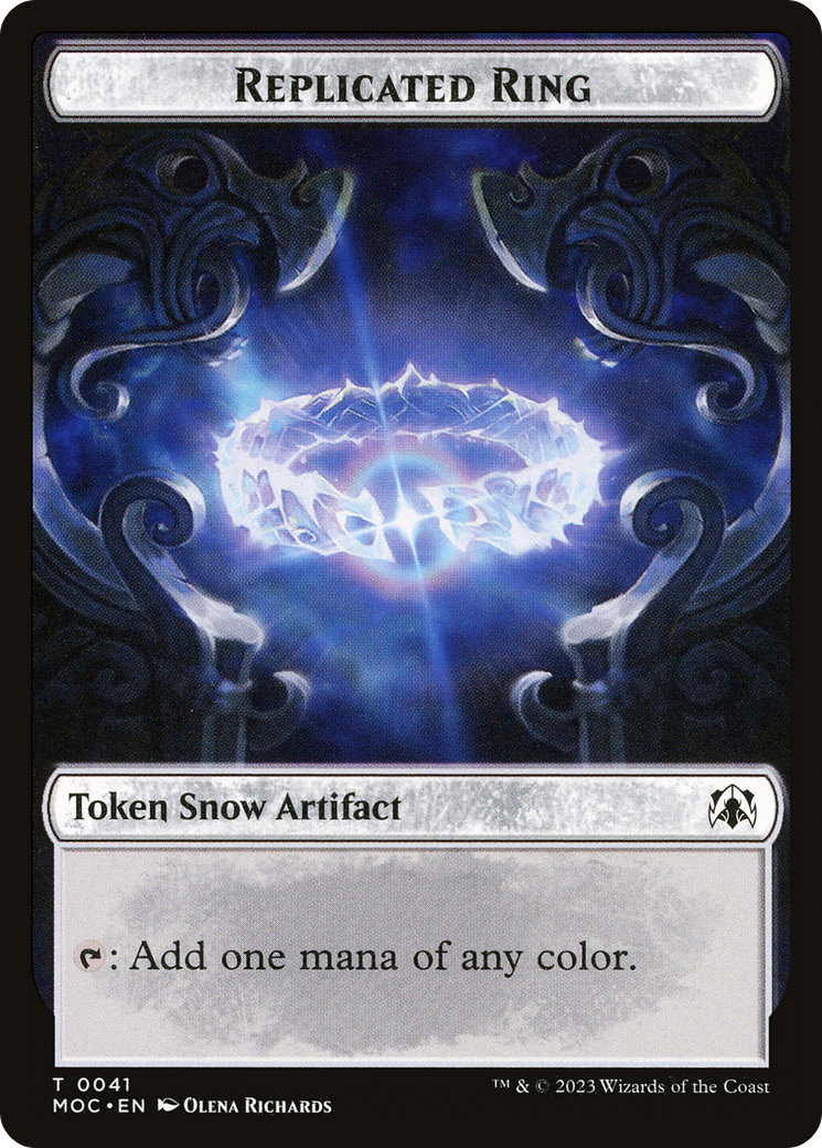 the ring token card mtg LOTR Ring-Bearer Tracker for | Tempts You The Gathering Mtg Wedding Ring Token -