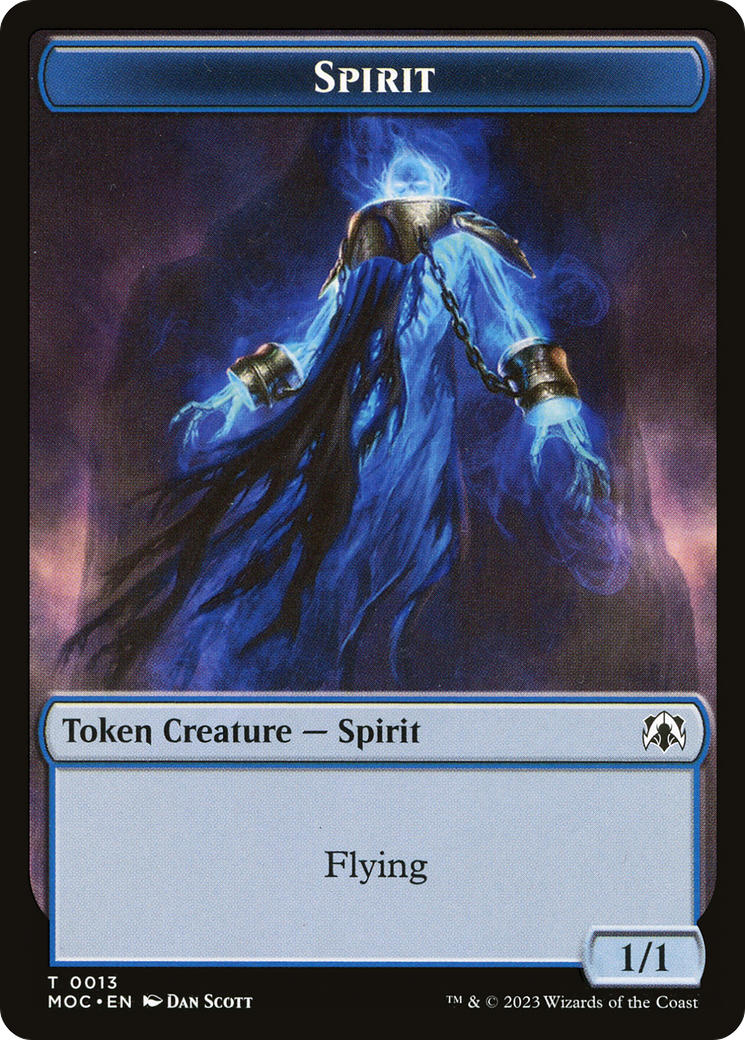Spirit (TMOC-013) - March of the Machine Commander Tokens - Game Nerdz
