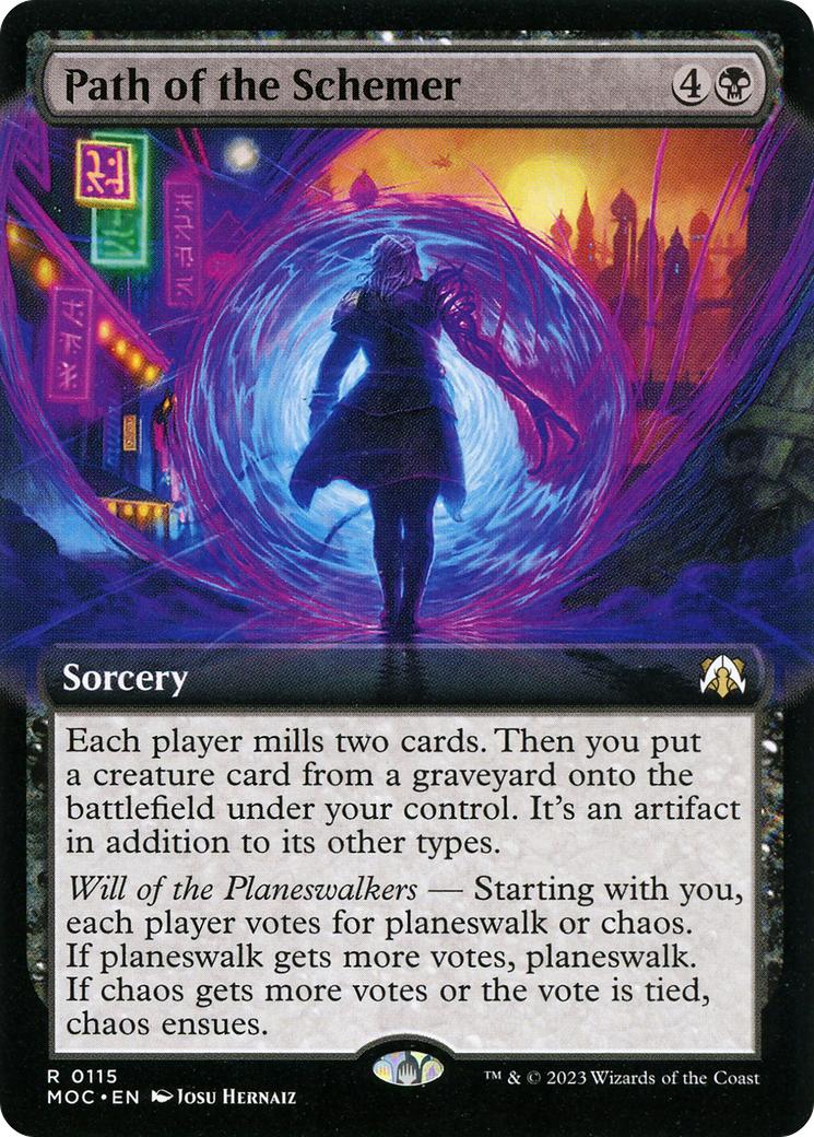Path of the Schemer (MOC-115) - March of the Machine Commander: (Extended  Art) - Game Nerdz