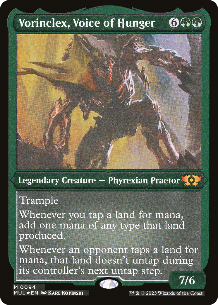 Vorinclex, Voice of Hunger (MUL-094) - Multiverse Legends Etched Foil -  Game Nerdz