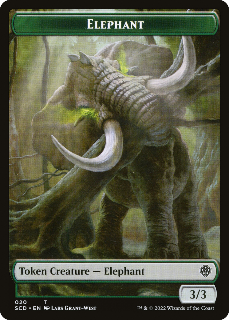 Elephant (TSCD-020) - Starter Commander Deck Tokens - Game Nerdz