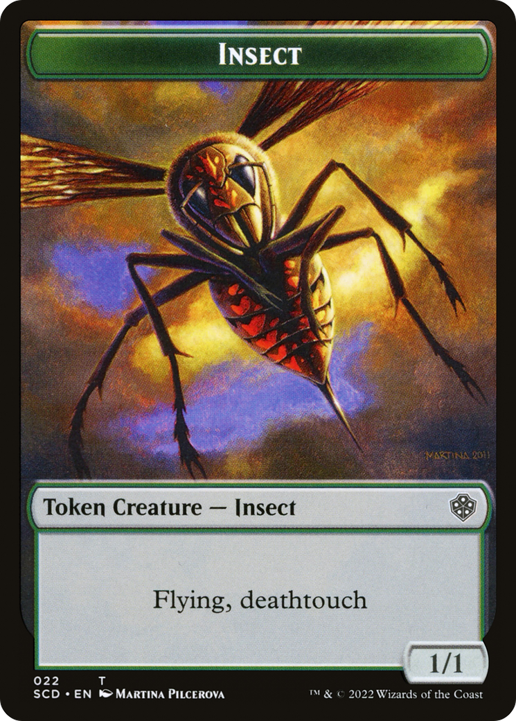 Insect (TSCD-022) - Starter Commander Deck Tokens Foil - Game Nerdz Insect (TSCD-022) - Starter Commander Deck Tokens Foil - Game Nerdz