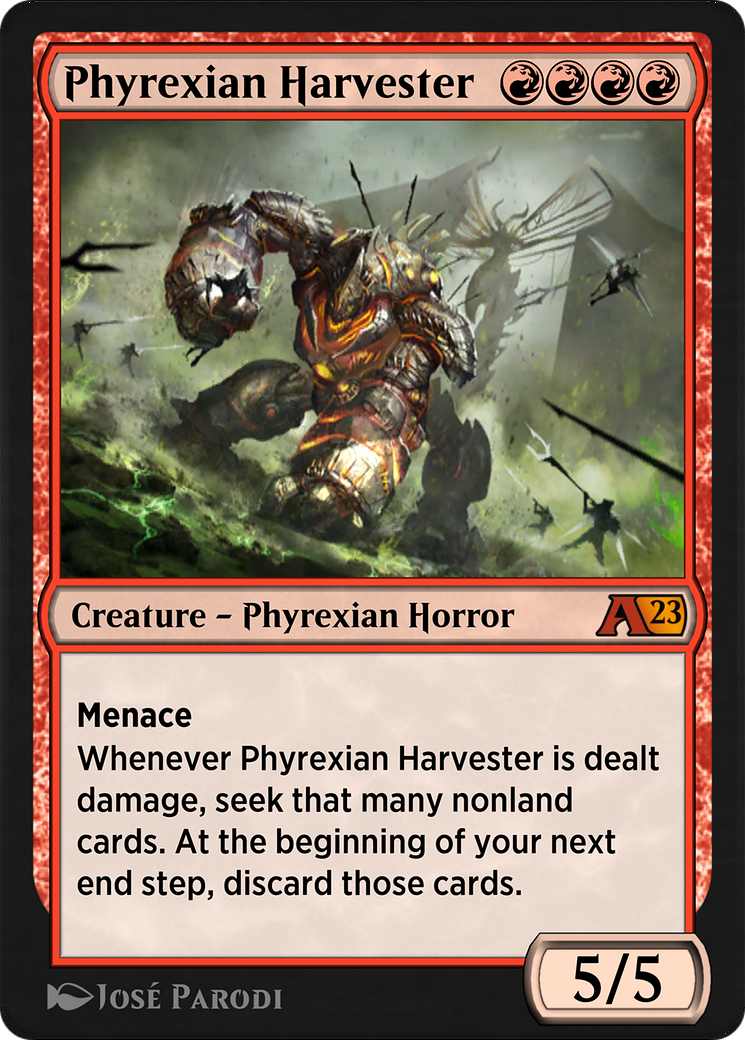 Phyrexian Harvester (YONE-013) - Alchemy: Phyrexia - Game Nerdz