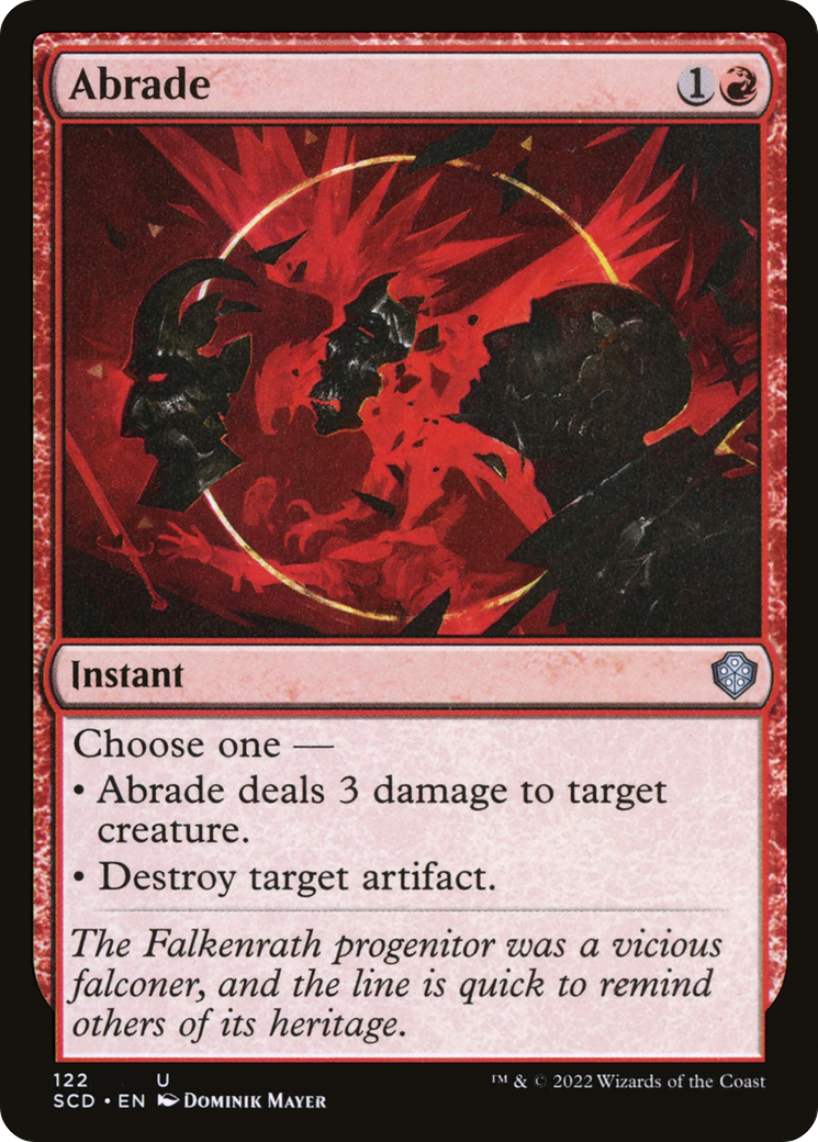 Abrade (SCD-122) - Starter Commander Decks - Game Nerdz