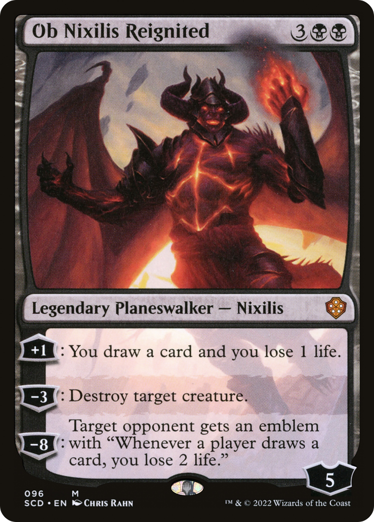 Ob Nixilis Reignited (SCD-096) - Starter Commander Decks - Game Nerdz Ob Nixilis Reignited (SCD-096) - Starter Commander Decks - Game Nerdz