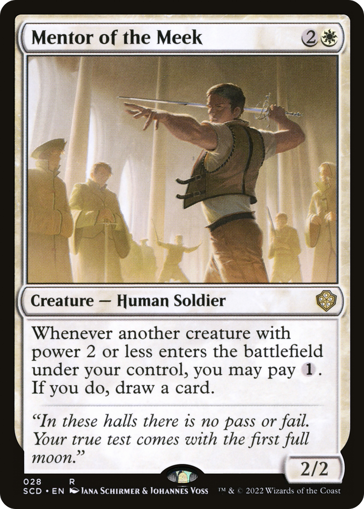 Mentor of the Meek (SCD-028) - Starter Commander Decks - Game Nerdz Mentor of the Meek (SCD-028) - Starter Commander Decks - Game Nerdz