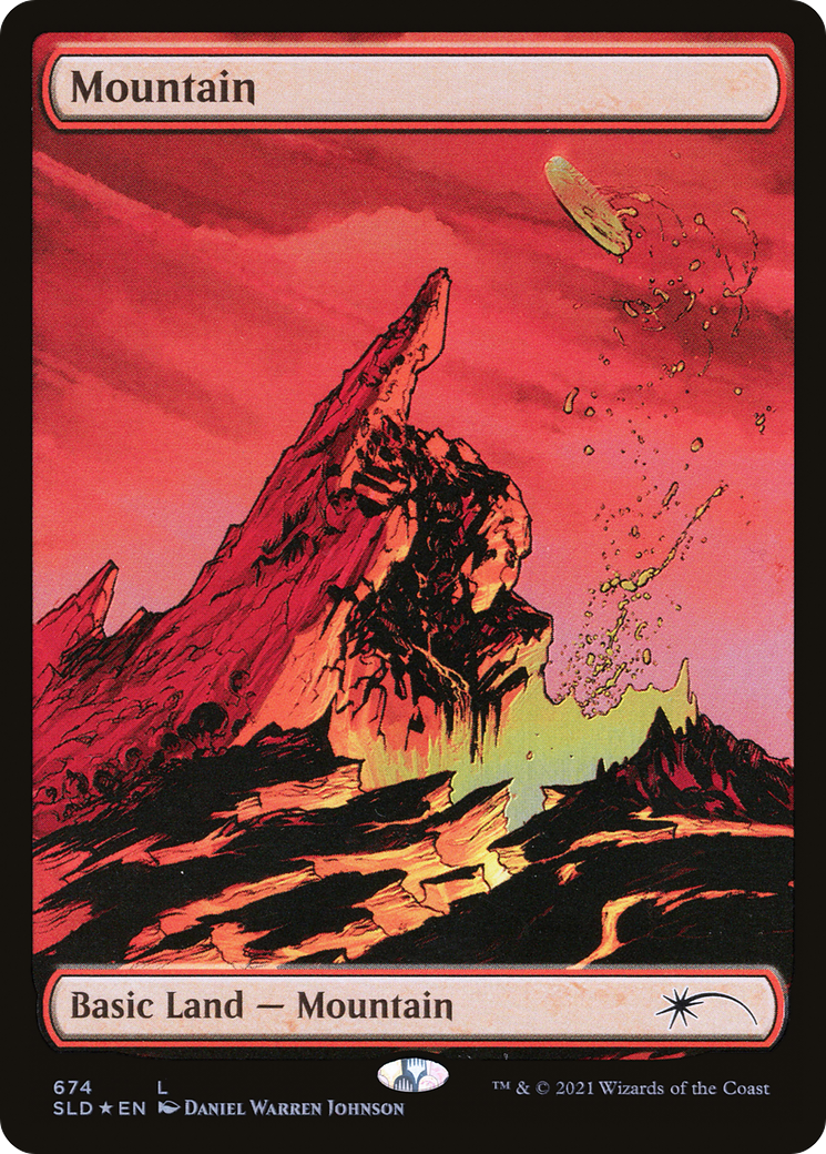 Mountain (SLD-674) - Secret Lair Drop Foil - Game Nerdz