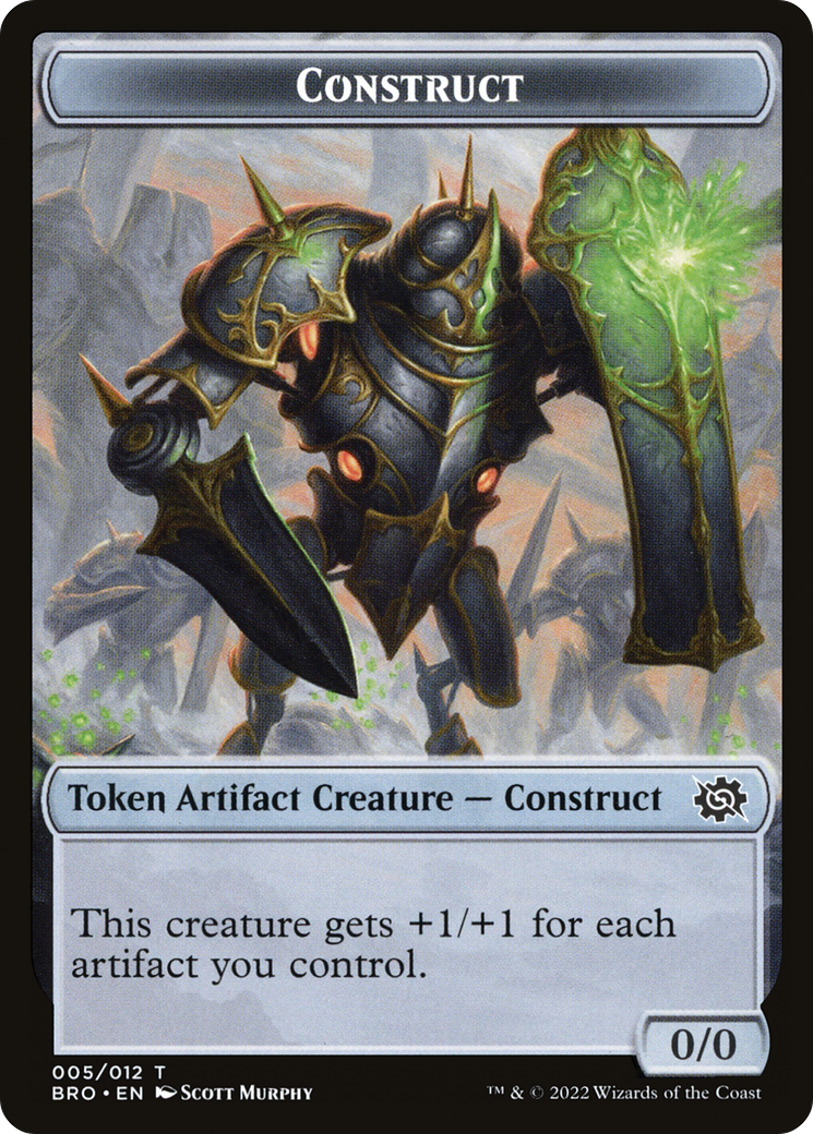 Construct (TBRO-005) - The Brothers' War Tokens - Game Nerdz