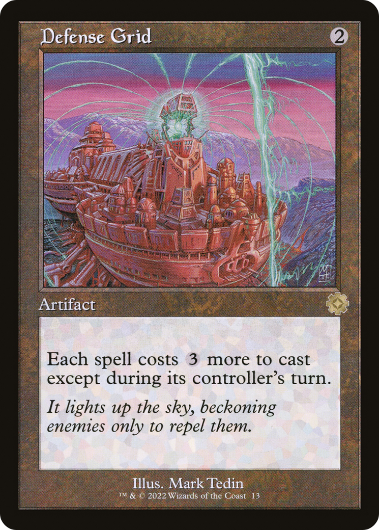Defense Grid (BRR-013) - The Brothers' War Retro Artifacts Foil - Game Nerdz Defense Grid (BRR-013) - The Brothers' War Retro Artifacts Foil - Game Nerdz