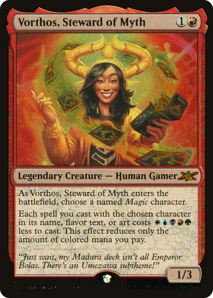 Vorthos, Steward of Myth (UNF-412) - Unfinity Foil - Game Nerdz Vorthos, Steward of Myth (UNF-412) - Unfinity Foil - Game Nerdz