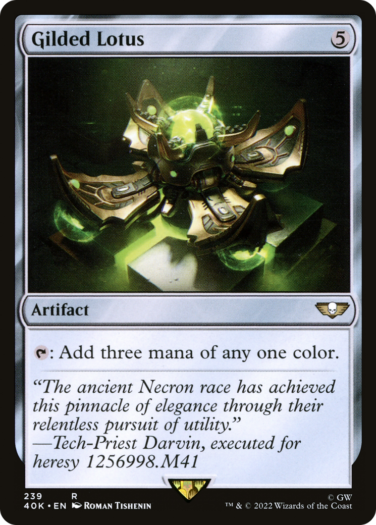gilded lotus mtg final fantasy wars are fought Gilded Lotus (40K-239) - Warhammer
