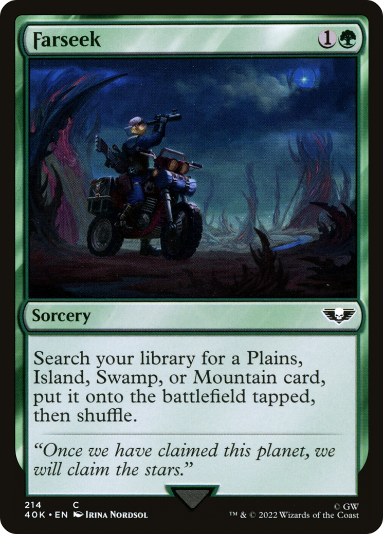 farseek final fantasy mtg Newfound Adventure four brave explorers undertook a dangerous journey aboard an experimental spaceship 045)□Showcase□《Newfound Adventure》//《Farseek》[FCA] | hareruya