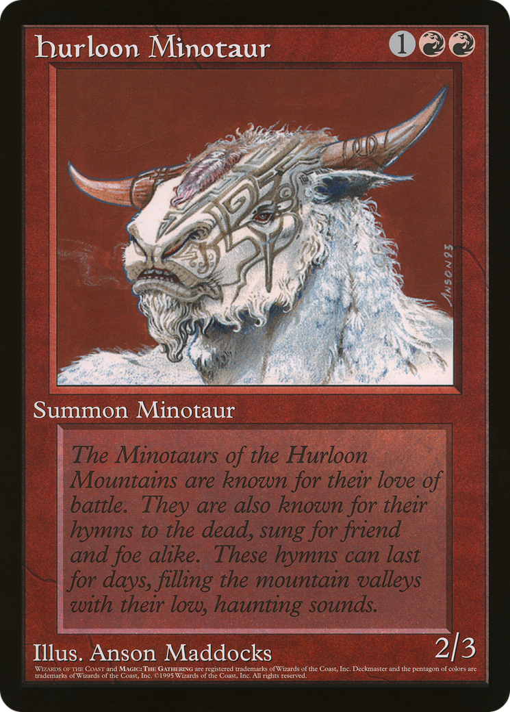 HARRY　MINOTAUR Hurloon Minotaur (O90P-006) - Oversized 90's Promos - Game Nerdz
