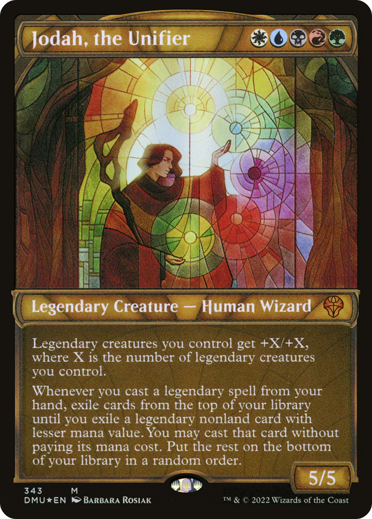 Jodah, the Unifier (DMU-343) - Dominaria United: (Showcase) Foil - Game Nerdz Jodah, the Unifier (DMU-343) - Dominaria United: (Showcase) Foil - Game Nerdz