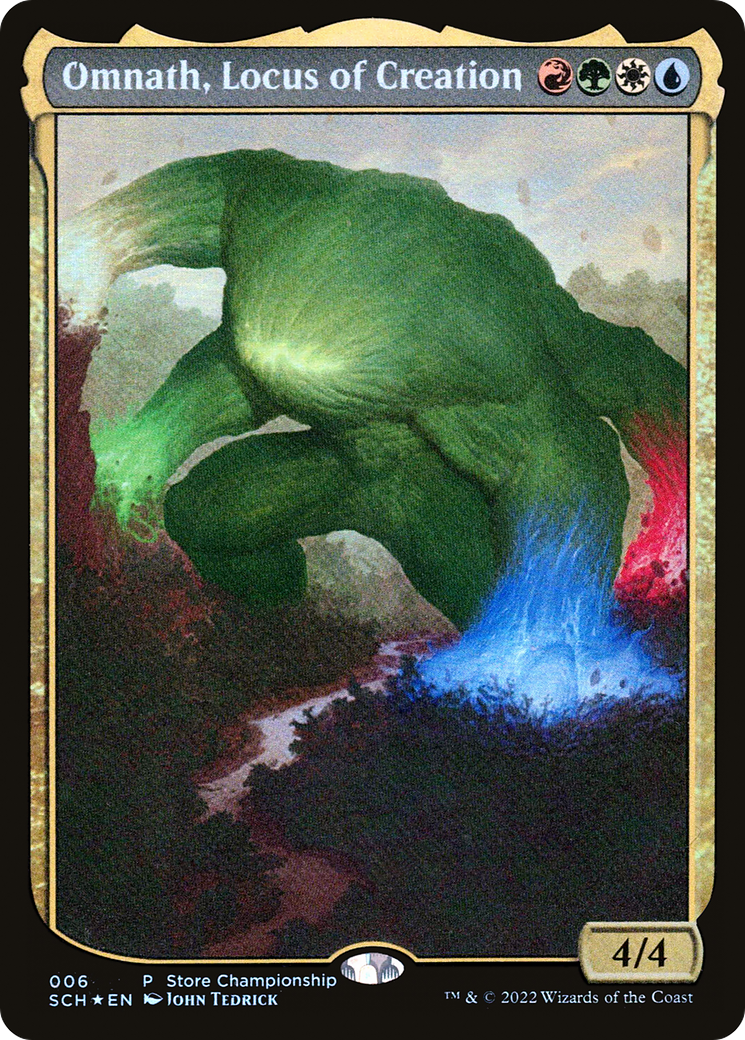 創造の座、オムナス/Omnath, Locus of Creation Foil Omnath, Locus of Creation (SCH-006) - Store Championships Foil