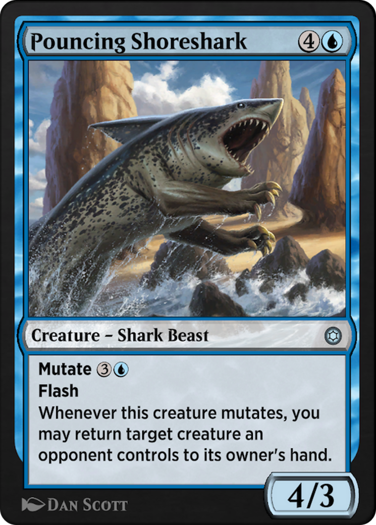 card shark mtg Pouncing Shoreshark (HBG-908) - Alchemy Horizons: Baldur's Gate