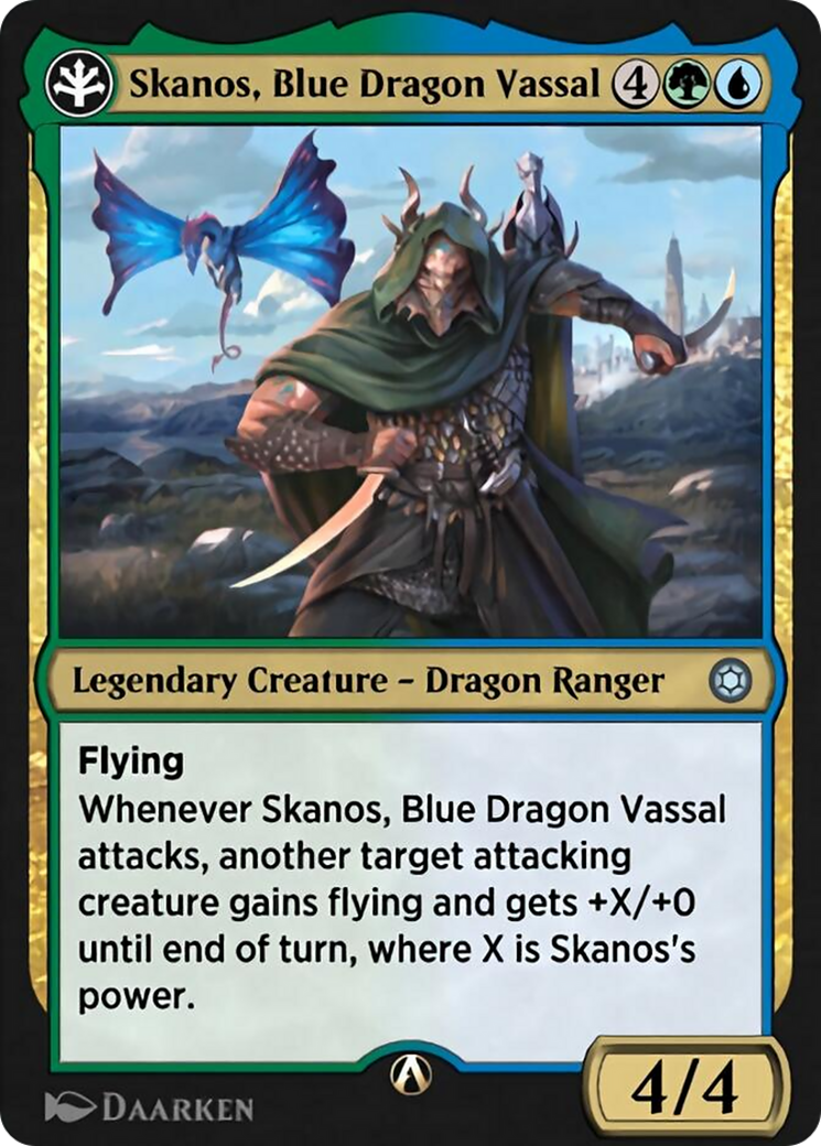 Skanos, Blue Dragon Vassal (HBG-18U) - Alchemy Horizons: Baldur's Gate - Game Nerdz Skanos, Blue Dragon Vassal (HBG-18U) - Alchemy Horizons: Baldur's Gate - Game Nerdz