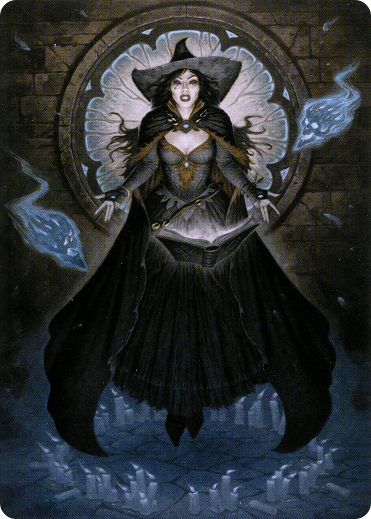 Tasha, the Witch Queen // Tasha, the Witch Queen (ACLB-076) - Battle for Baldur's Gate Art Series (Borderless) - Game Nerdz Tasha, the Witch Queen // Tasha, the Witch Queen (ACLB-076) - Battle for Baldur's Gate Art Series (Borderless) - Game Nerdz