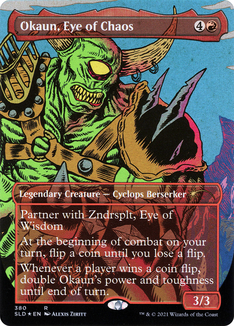 Okaun, Eye of Chaos // Okaun, Eye of Chaos (SLD-380) - Secret Lair