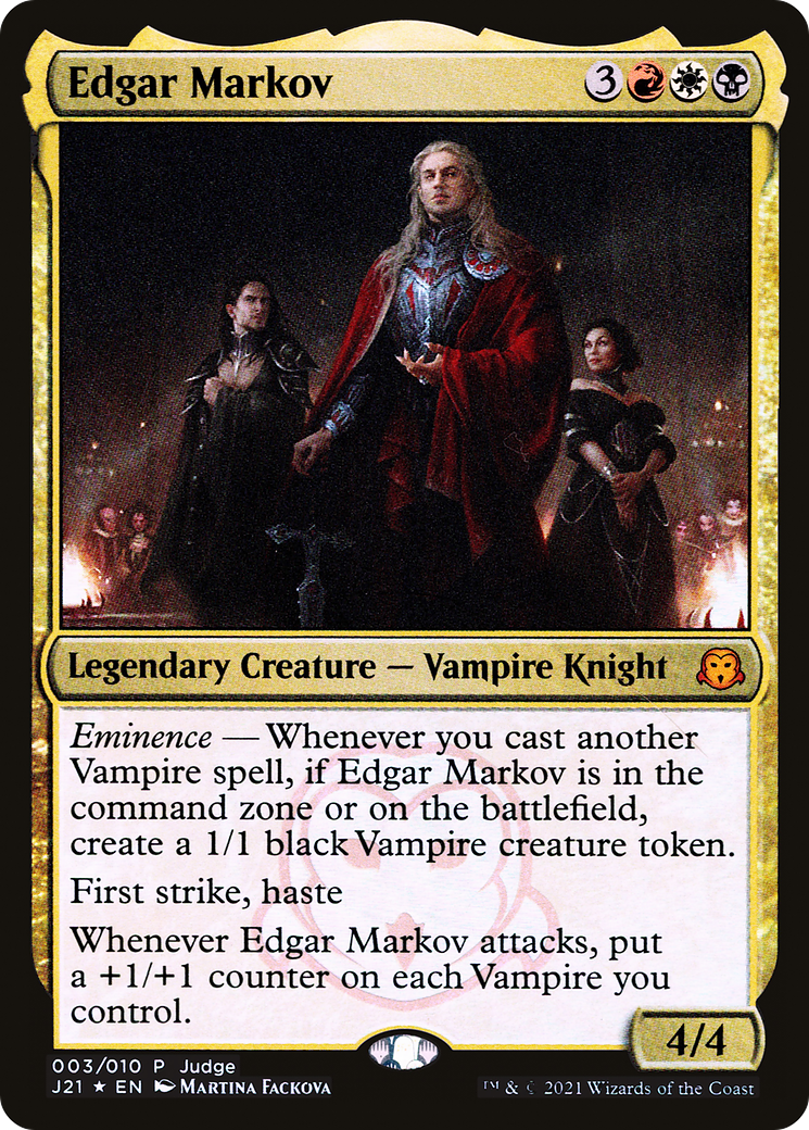 Edgar Markov (JDG-003) - Judge Gift Cards 2021 Foil - Game Nerdz Edgar Markov (JDG-003) - Judge Gift Cards 2021 Foil - Game Nerdz