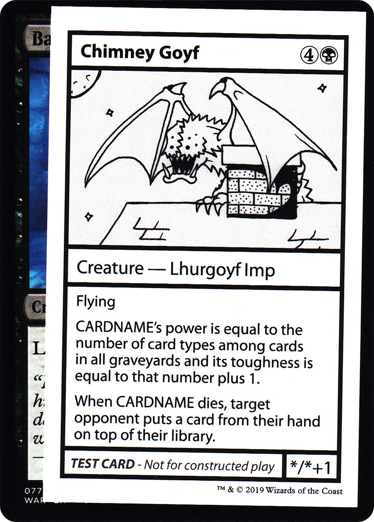 Chimney Goyf (CMB1-038) - Mystery Booster Playtest Cards 2021 - Game Nerdz