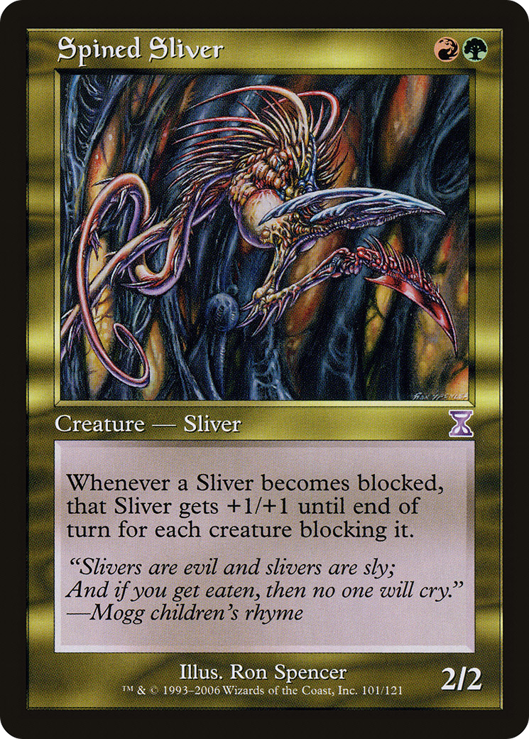 Spined Sliver (TSB-101) - Time Spiral Timeshifted - Game Nerdz