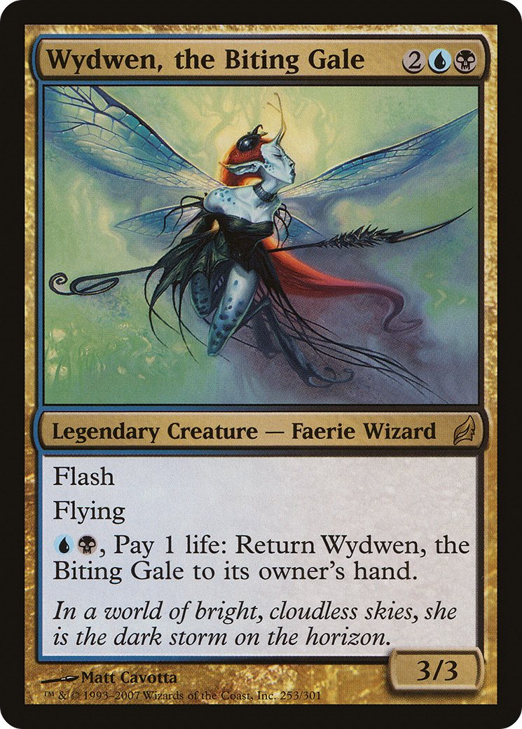mtg gale card Biting Gale (Yellow) [U-ELE008] (Tales of Aria Unlimited) Unlimited No