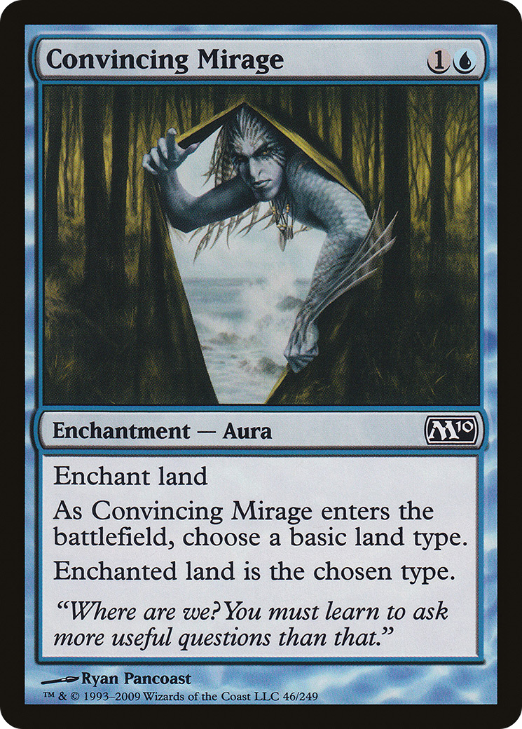 Convincing Mirage (M10-046) - Magic 2010 Foil - Game Nerdz Convincing Mirage (M10-046) - Magic 2010 Foil - Game Nerdz