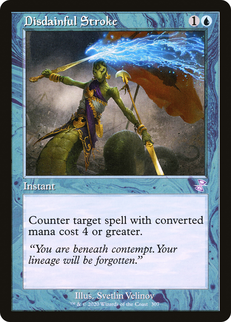 Disdainful Stroke (TSR-307) - Time Spiral Remastered Foil - Game Nerdz