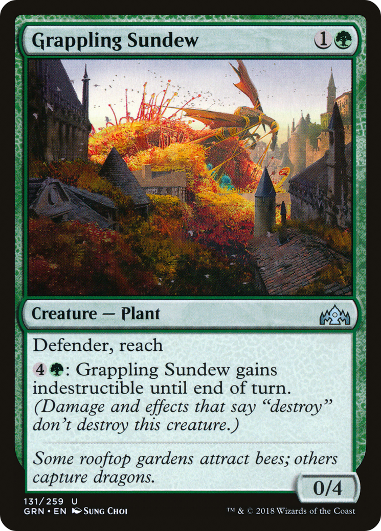 Grappling Sundew (GRN-131) - Guilds of Ravnica Foil - Game Nerdz