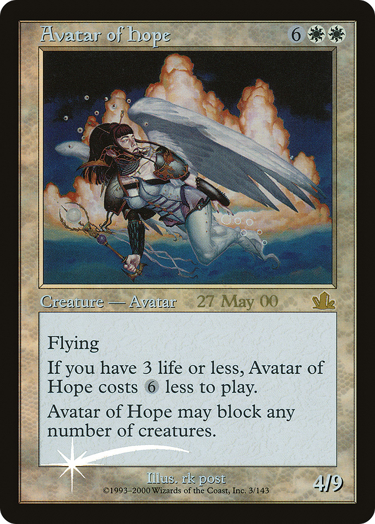 MTG 希望の化身/Avatar of Hope FOIL Avatar of Hope (PRE-003) - Prophecy Promos Foil - Game Nerdz