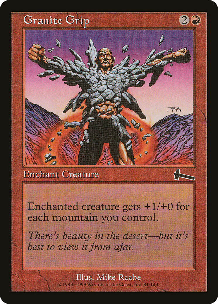 Granite Grip (ULG-081) - Urza's Legacy Foil - Game Nerdz