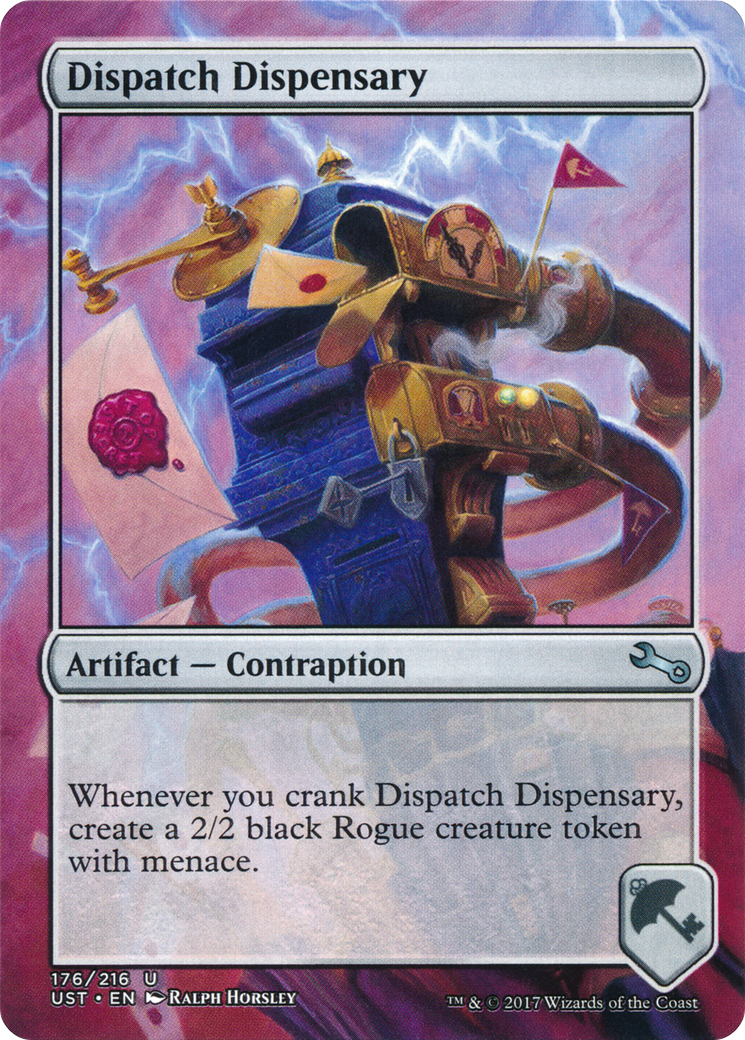 Dispatch Dispensary (UST-176) - Unstable (Borderless) Foil - Game Nerdz Dispatch Dispensary (UST-176) - Unstable (Borderless) Foil - Game Nerdz