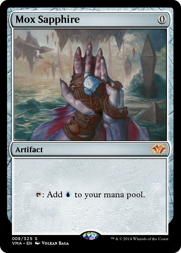 Mox Sapphire (VMA-009) - Vintage Masters - Game Nerdz