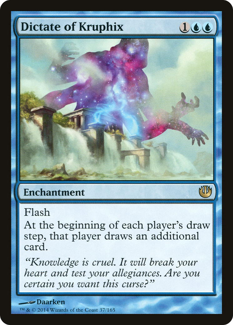 mtg journey into nyx card list Dictate of Kruphix (JOU-037)