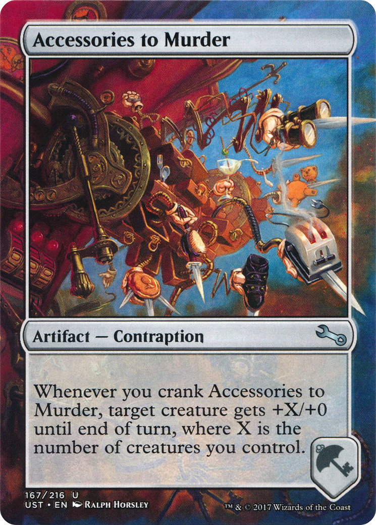 Accessories to Murder (UST-167) - Unstable (Borderless) - Game Nerdz