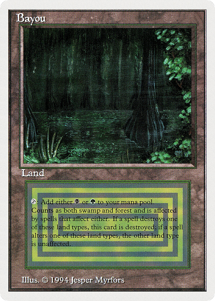 MTG bayou NM Bayou - Gathering Game Nerdz (English)