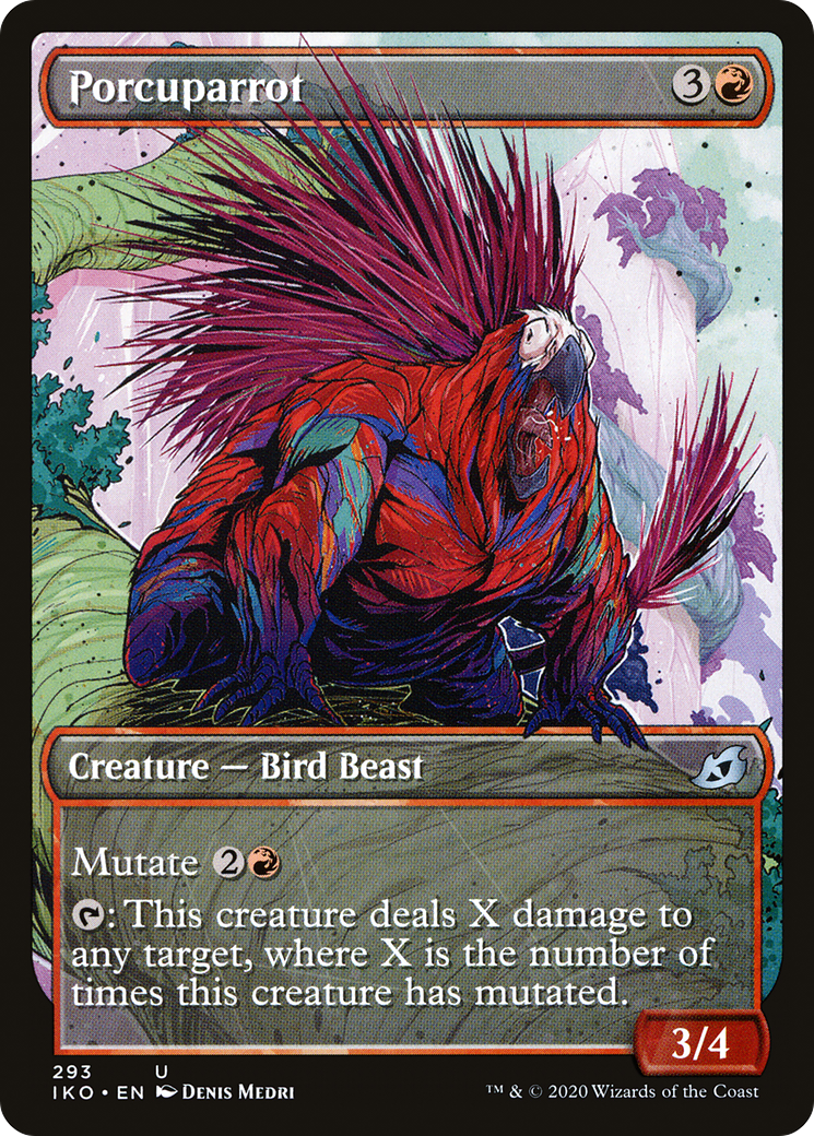 Porcuparrot (IKO-293) - Ikoria: Lair of Behemoths: (Showcase) Foil - Game  Nerdz