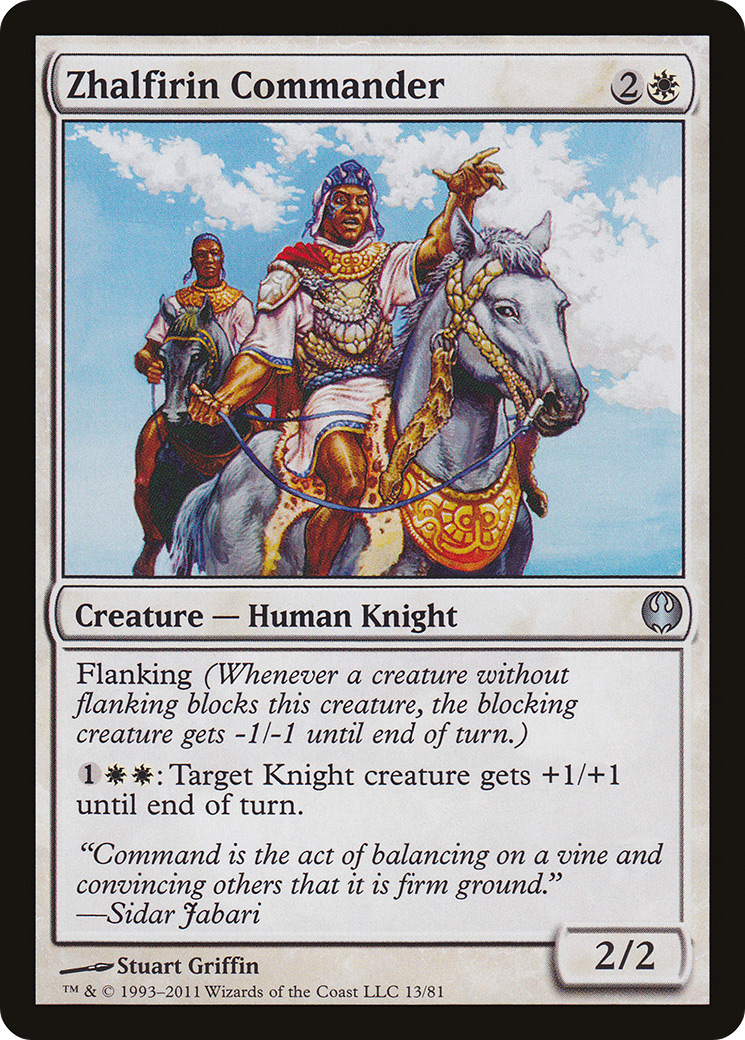 Zhalfirin Commander (DDG-013) - Duel Decks: Knights vs. Dragons - Game Nerdz Zhalfirin Commander (DDG-013) - Duel Decks: Knights vs. Dragons - Game Nerdz