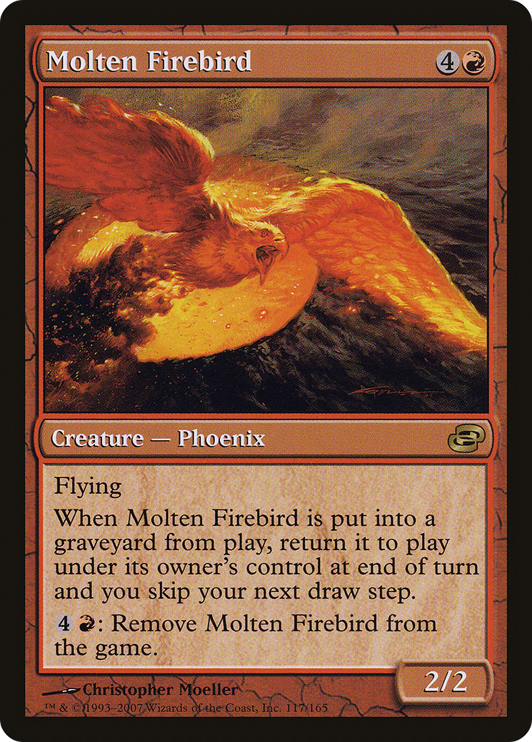 Molten Firebird (PLC-117) - Planar Chaos: (colorshifted) Foil - Game Nerdz
