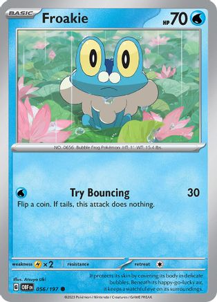 Froakie 56 - SV03 Obsidian Flames - Game Nerdz