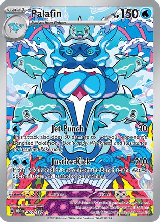 Palafin 200 - SV03 Obsidian Flames Holofoil - Game Nerdz