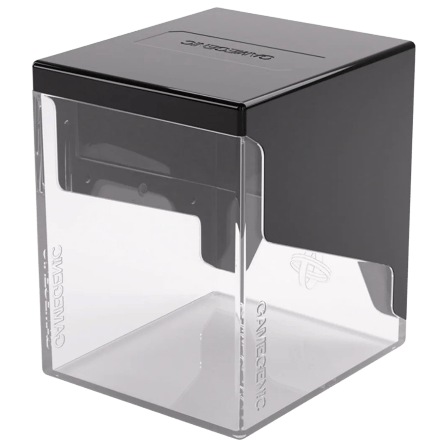 Gamegenic Deck Box: Bastion 100+ XL - Black/Clear - Game Nerdz