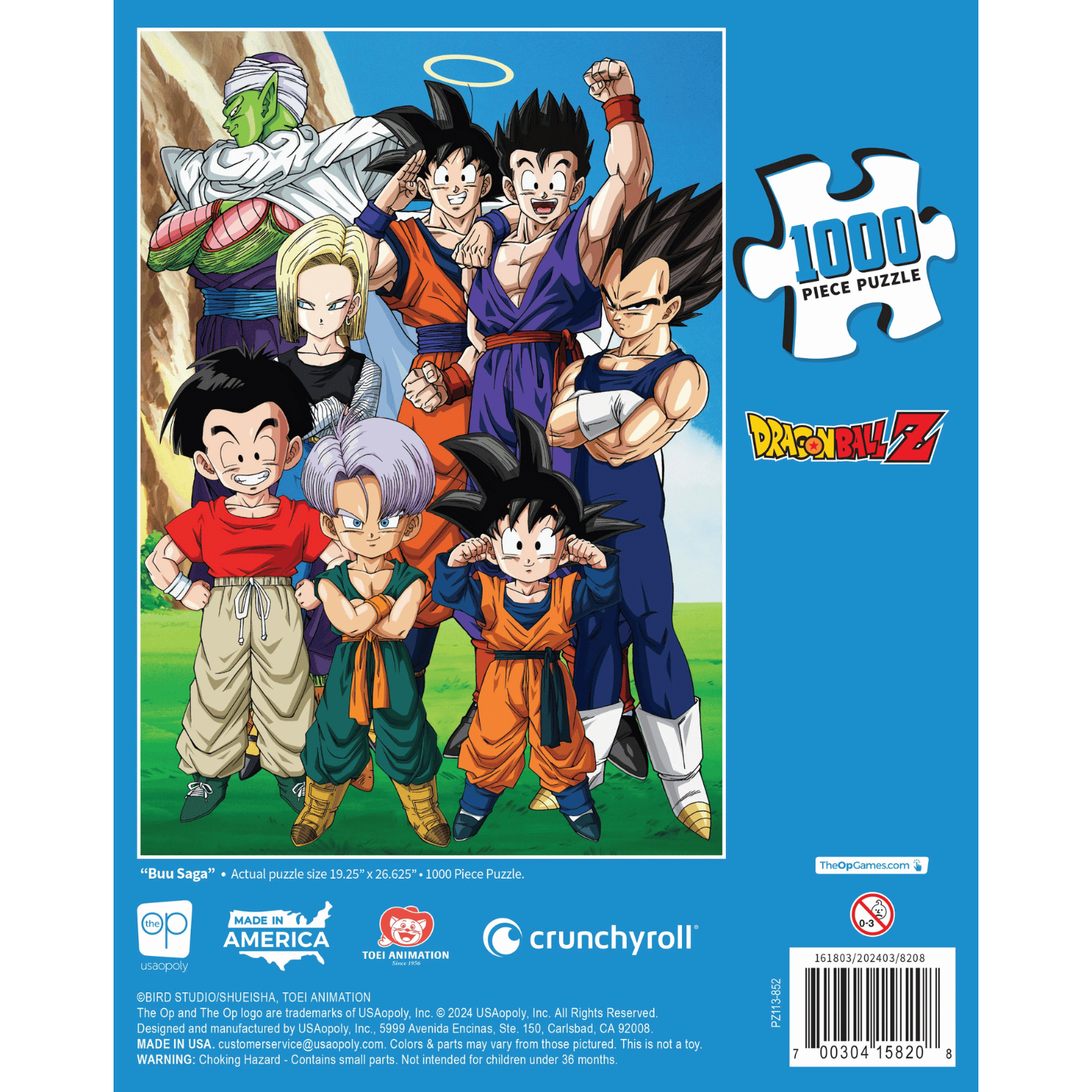DRAGON BALL Z &ONE PIECE ジグソーパズル 1000ピース Amazon.com: 1000T Piece Jigsaw Puzzle Dragon Ball Z Battle! (51x73