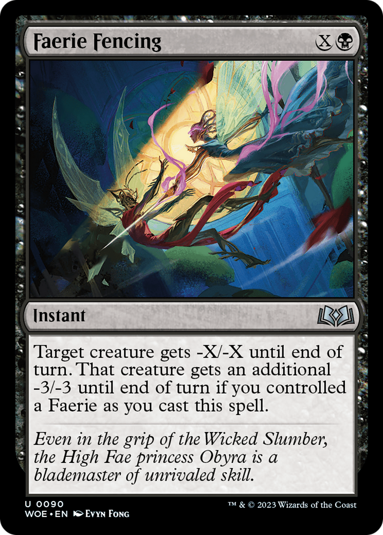 Faerie Fencing (WOE-090) - Wilds of Eldraine - Game Nerdz Faerie Fencing (WOE-090) - Wilds of Eldraine - Game Nerdz