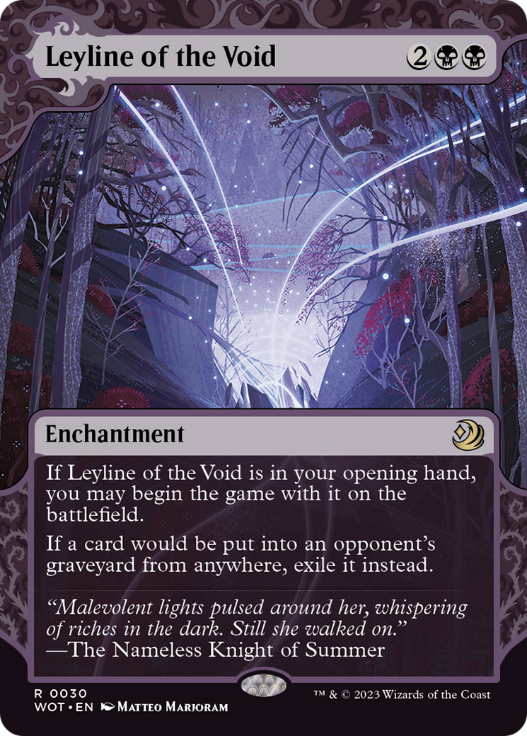 mtg wilds of eldraine enchanting tales card list Necropotence (Anime Borderless) [Wilds of Eldraine: Enchanting Tales]