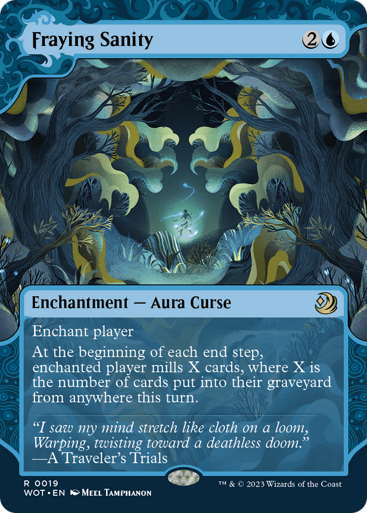 enchanting tales cards mtg Magic The Gathering - Wilds of Eldraine - - Season of Growth As Kindred Discovery enters the battlefield Fraying Sanity (WOT-019) - Wilds