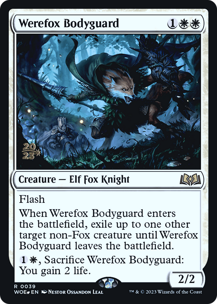 fox mtg cards Token Print Britta Ferocious Werefox // Guard Change